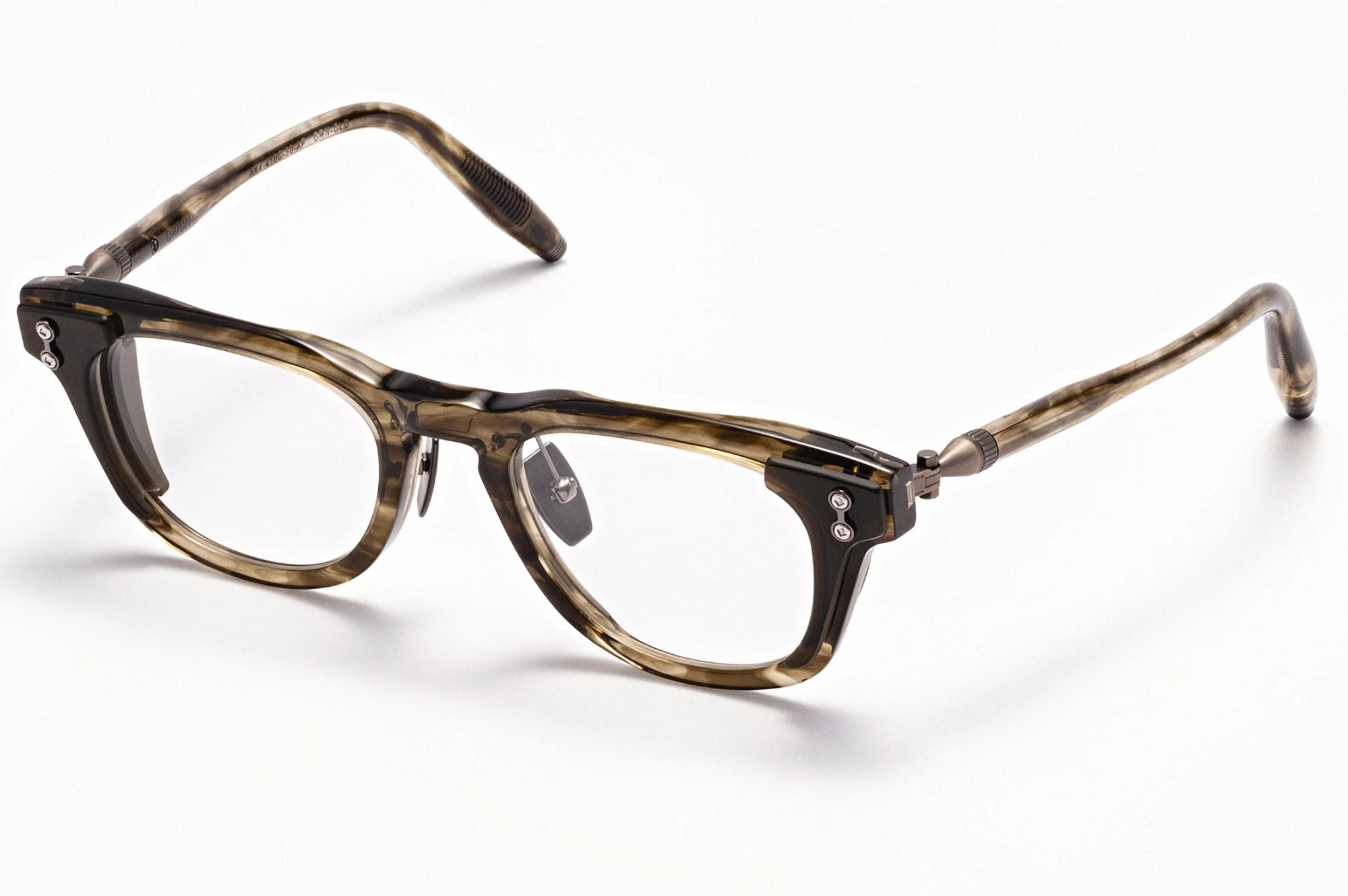 Occhiali da vista AKONI ORION UNIVERSAL Green Tortoise Swirl