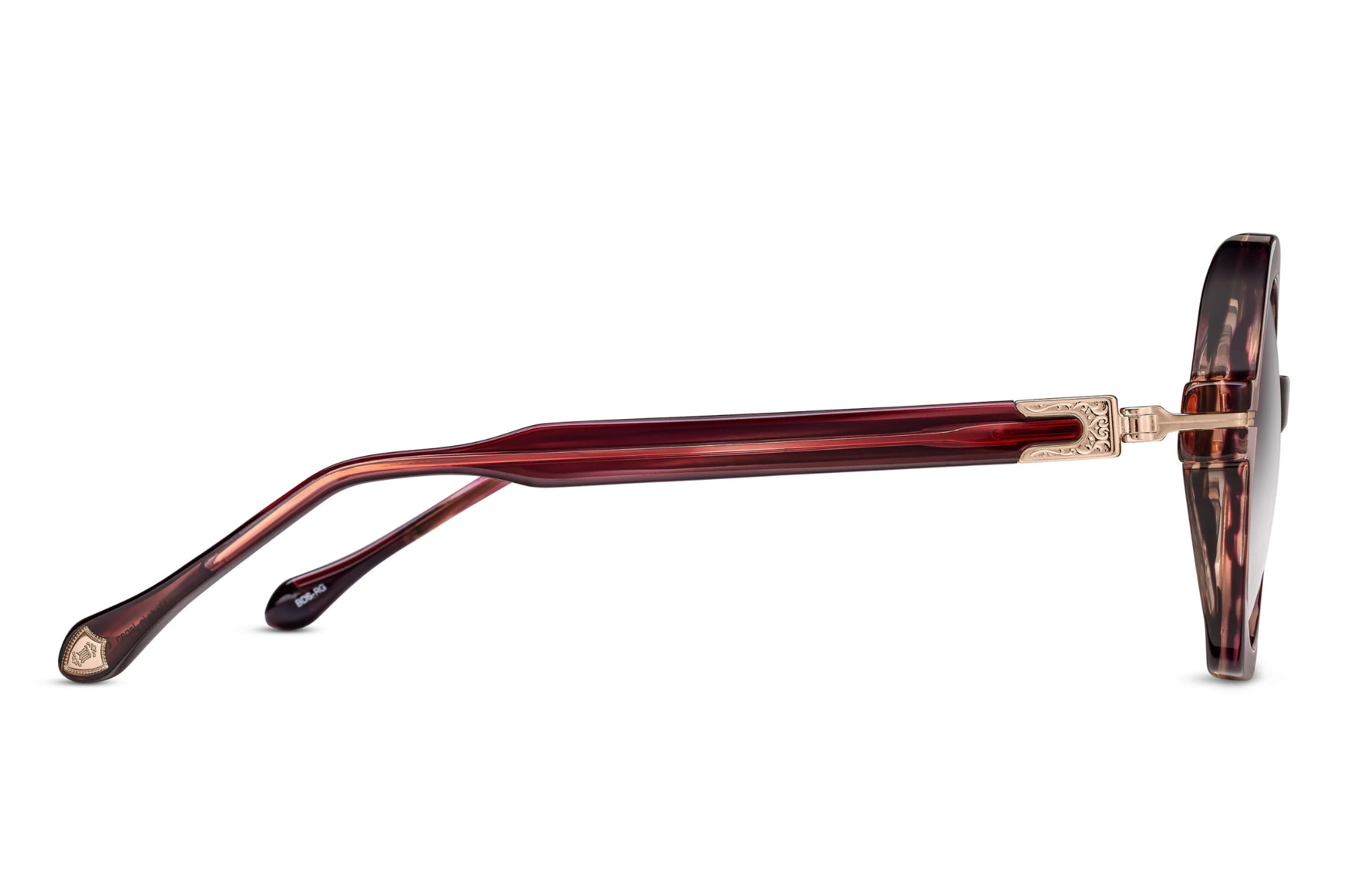 Occhiali da sole MATSUDA M2072 Bordeaux Stripe - Rose Gold