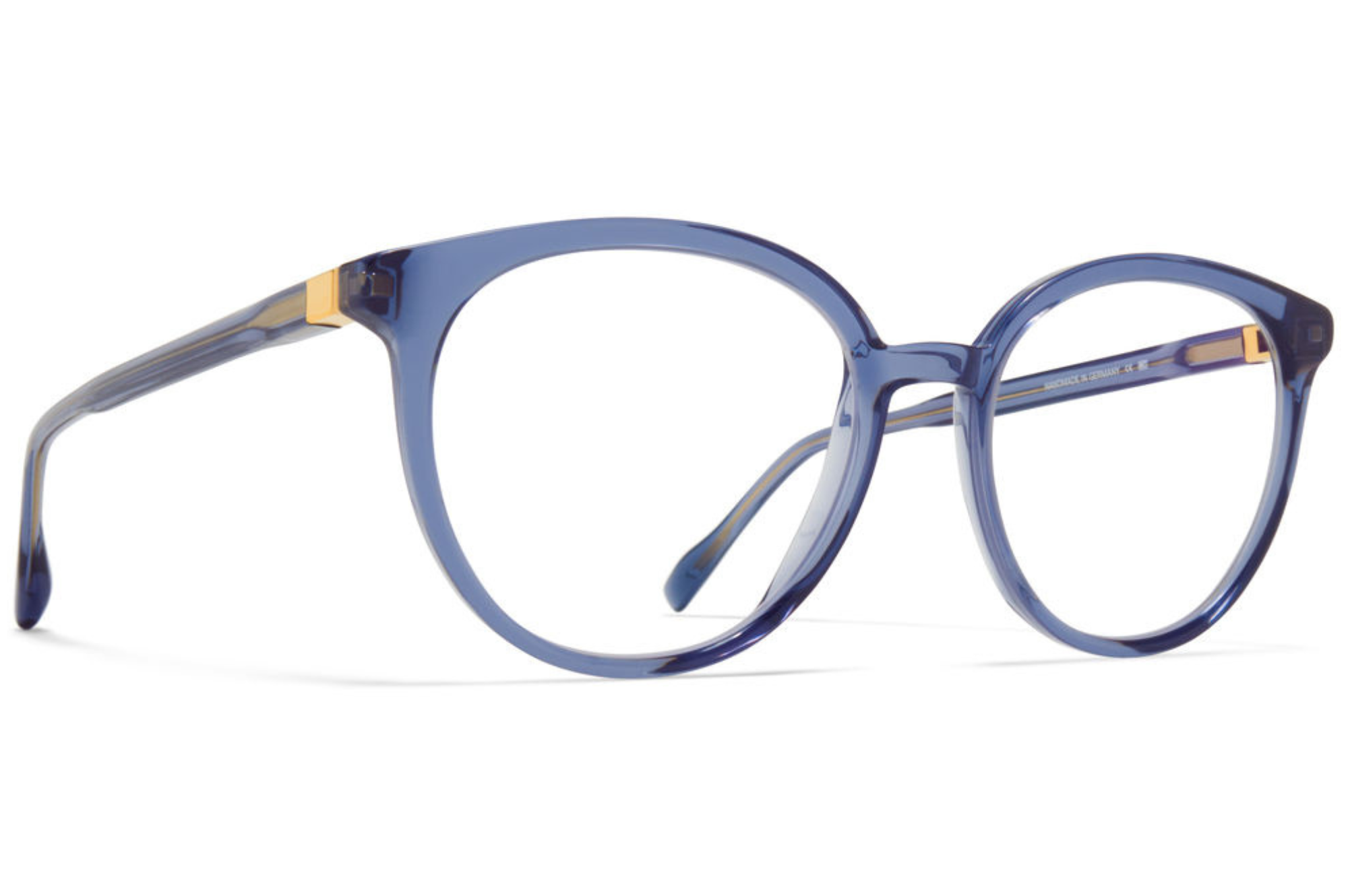 Occhiali da vista MYKITA AYAN C166 Deep Ocean Silk Gold
