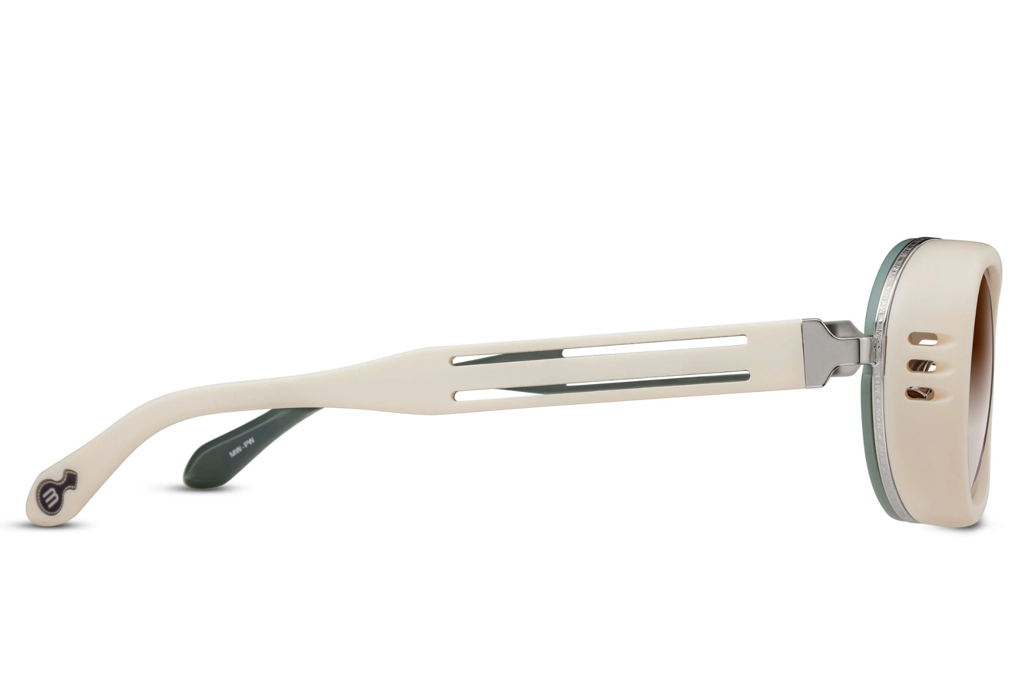 Occhiali da sole MATSUDA 10616H MILK WHITE - PALLADIUM WHITE