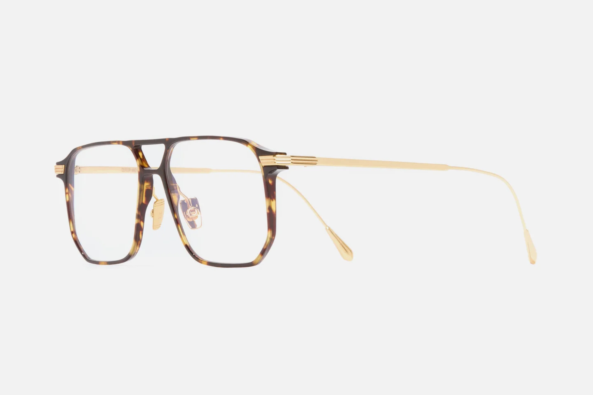 Occhiali da vista Cutler And Gross 0006 Havana on 24K Yellow Gold