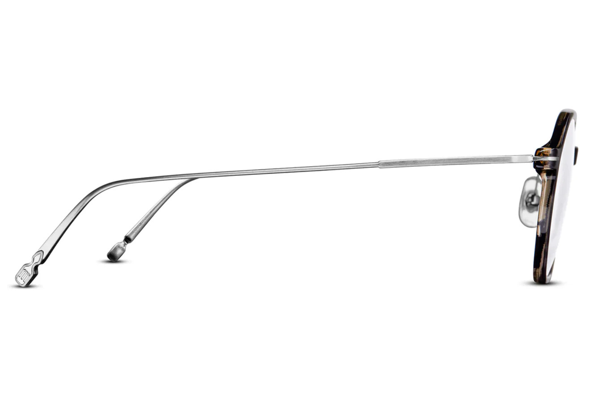 Occhiali da vista MATSUDA M2053 Black Stripe - Brushed Silver