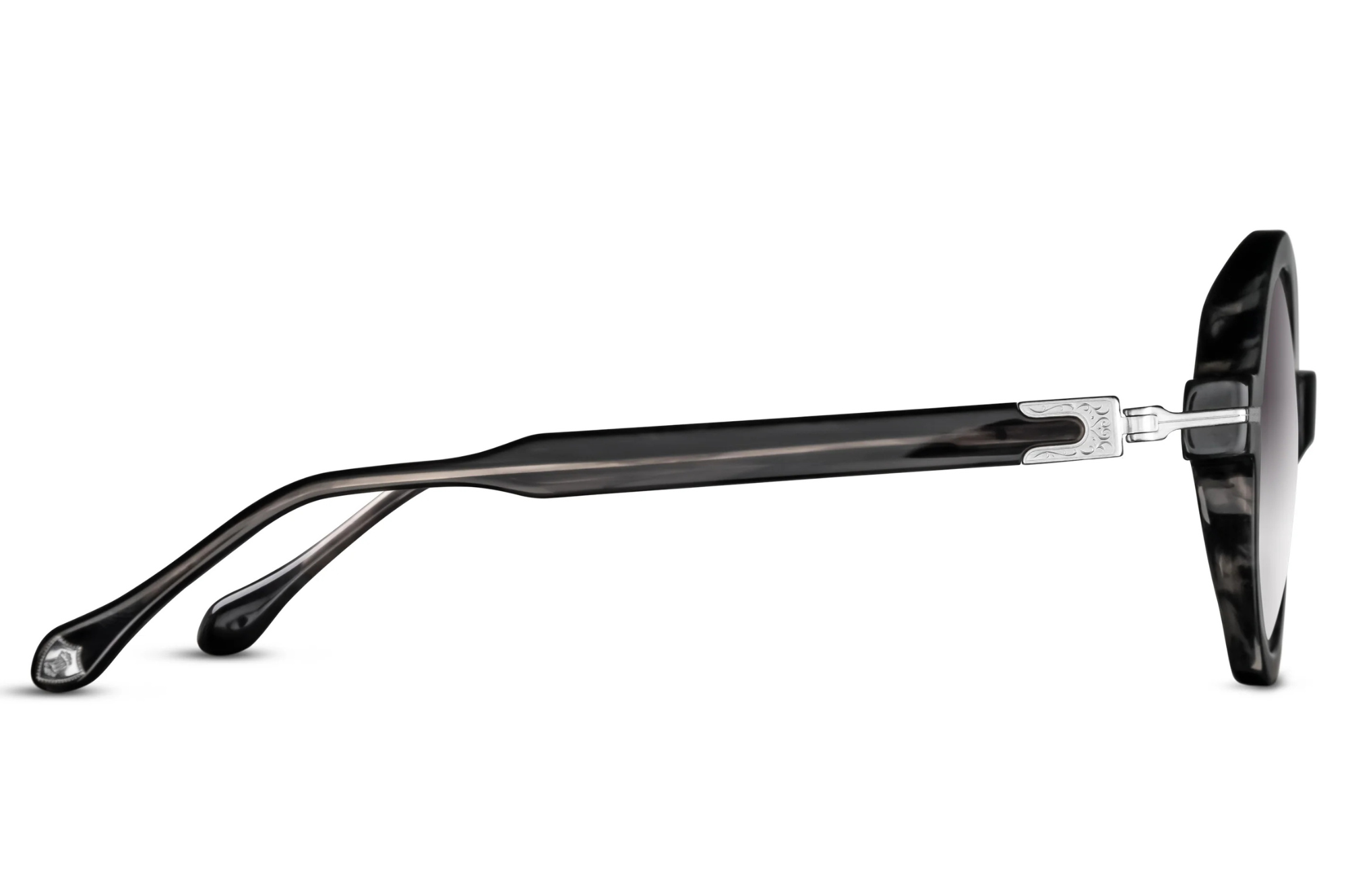 Occhiali da sole MATSUDA M2059 Black Stripe - Brushed Silver