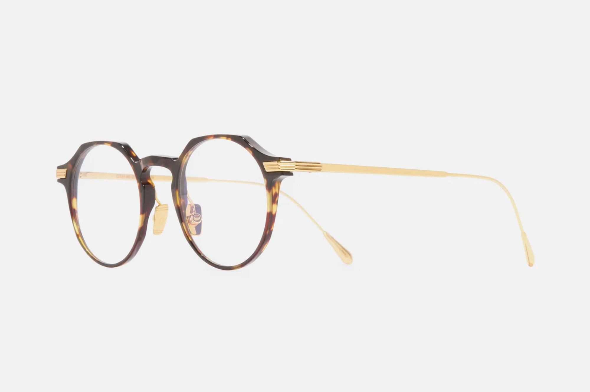 Occhiali da vista Cutler And Gross 0008 Havana on 24K Yellow Gold