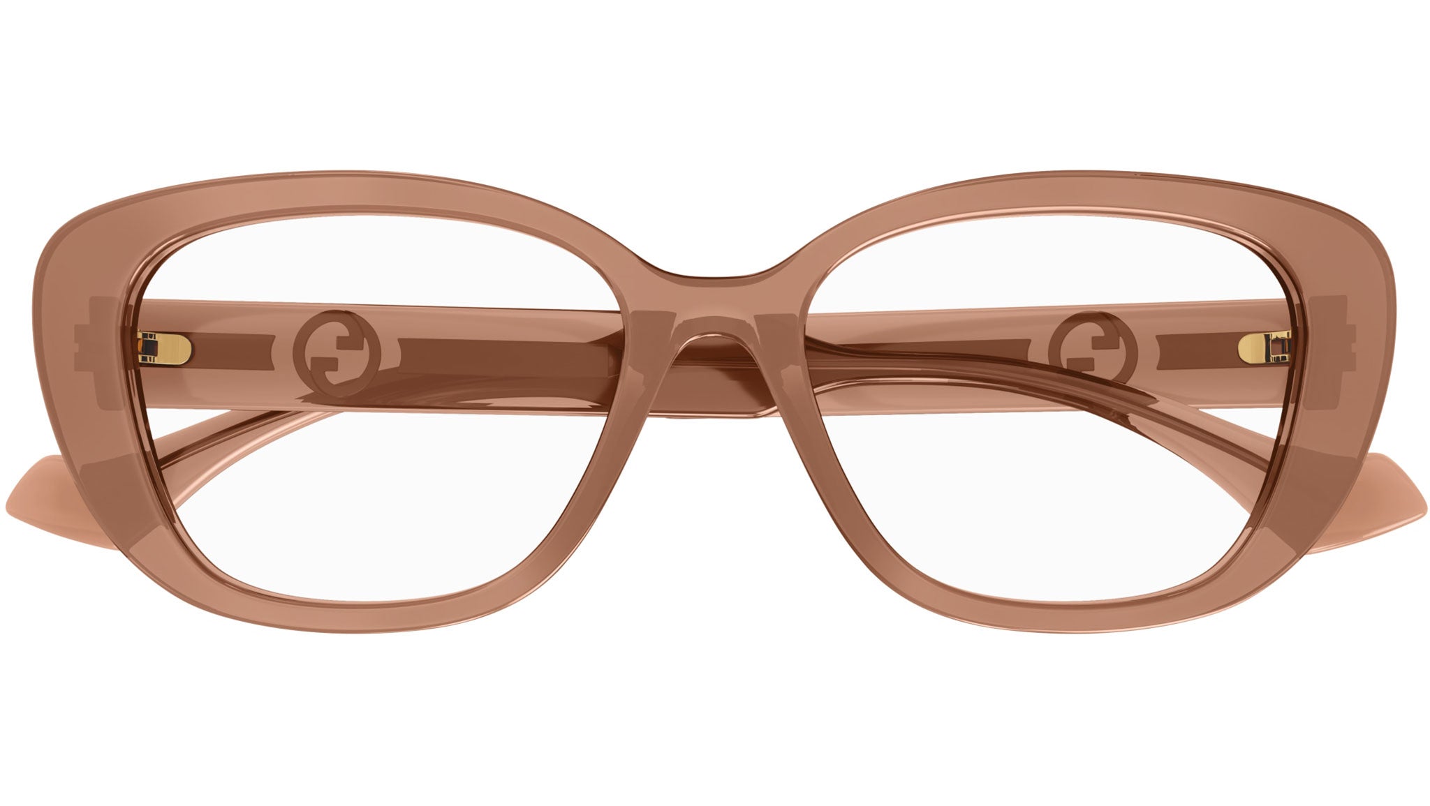 Occhiali da vista GUCCI GG1559OK Shiny transparent amber brown