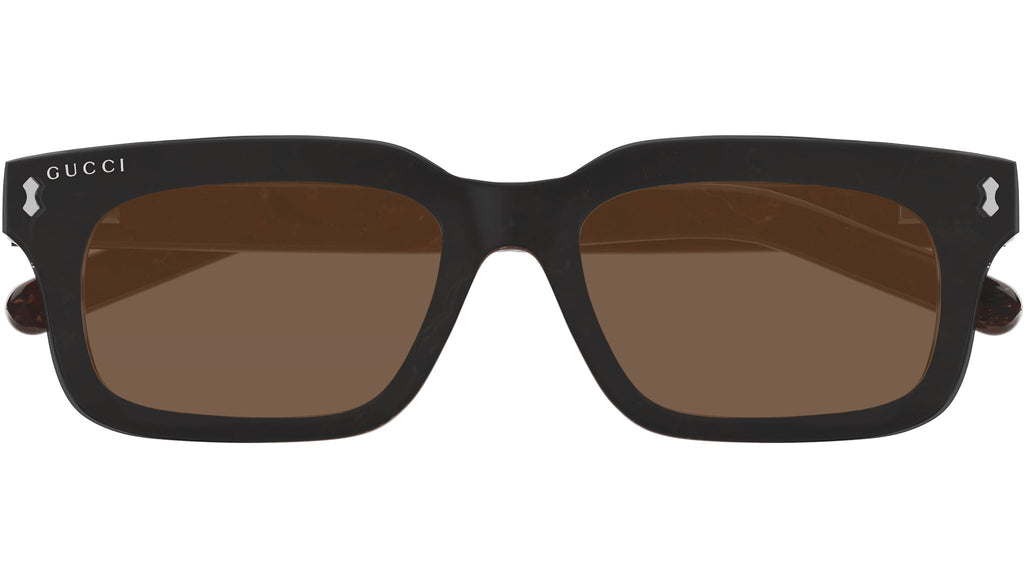 Occhiali da sole GUCCI GG1711S Shiny dark brown radica