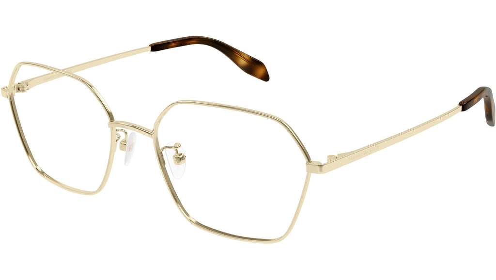 Occhiali da vista ALEXANDER MCQUEEN AM0437O Shiny light gold