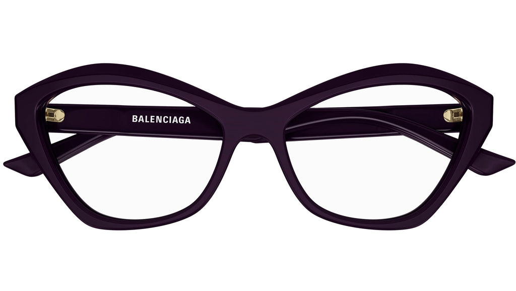 Occhiali da vista BALENCIAGA BB0341O Shiny solid dark purple
