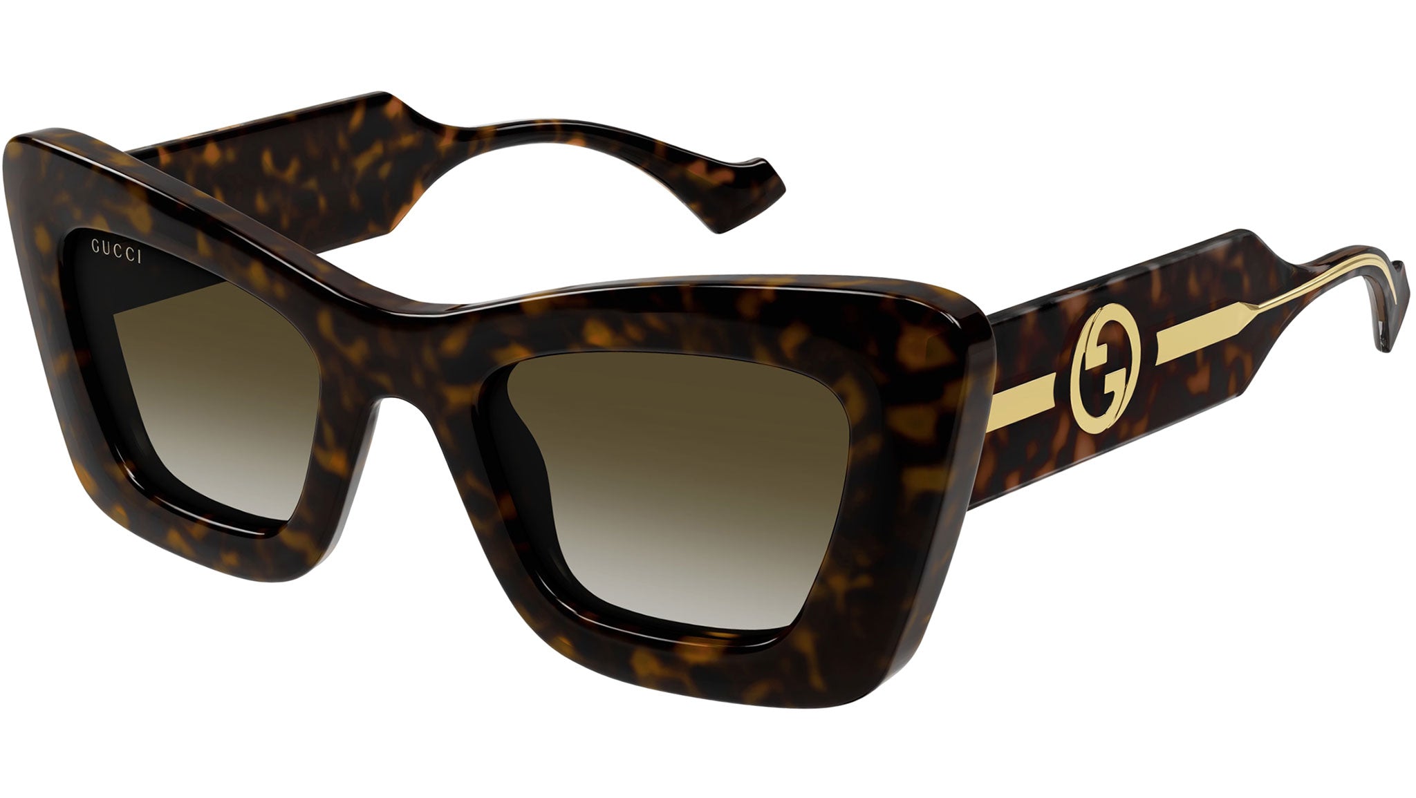 Occhiali da sole GUCCI GG1552S Shiny dark havana