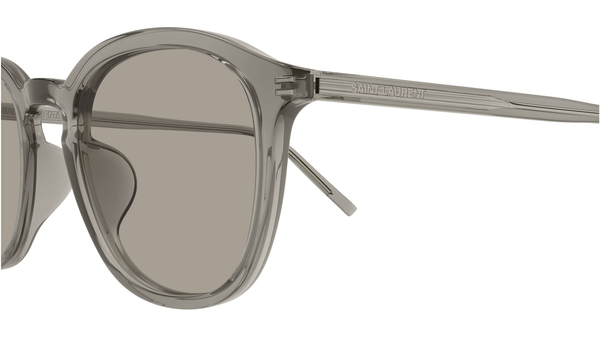 Occhiali da sole SAINT LAURENT SL782/K Shiny transparent taupe