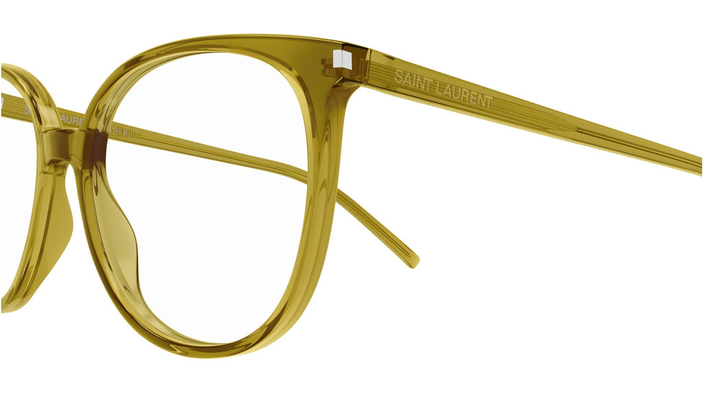 Occhiali da vista SAINT LAURENT SL39 Shiny transparent olive