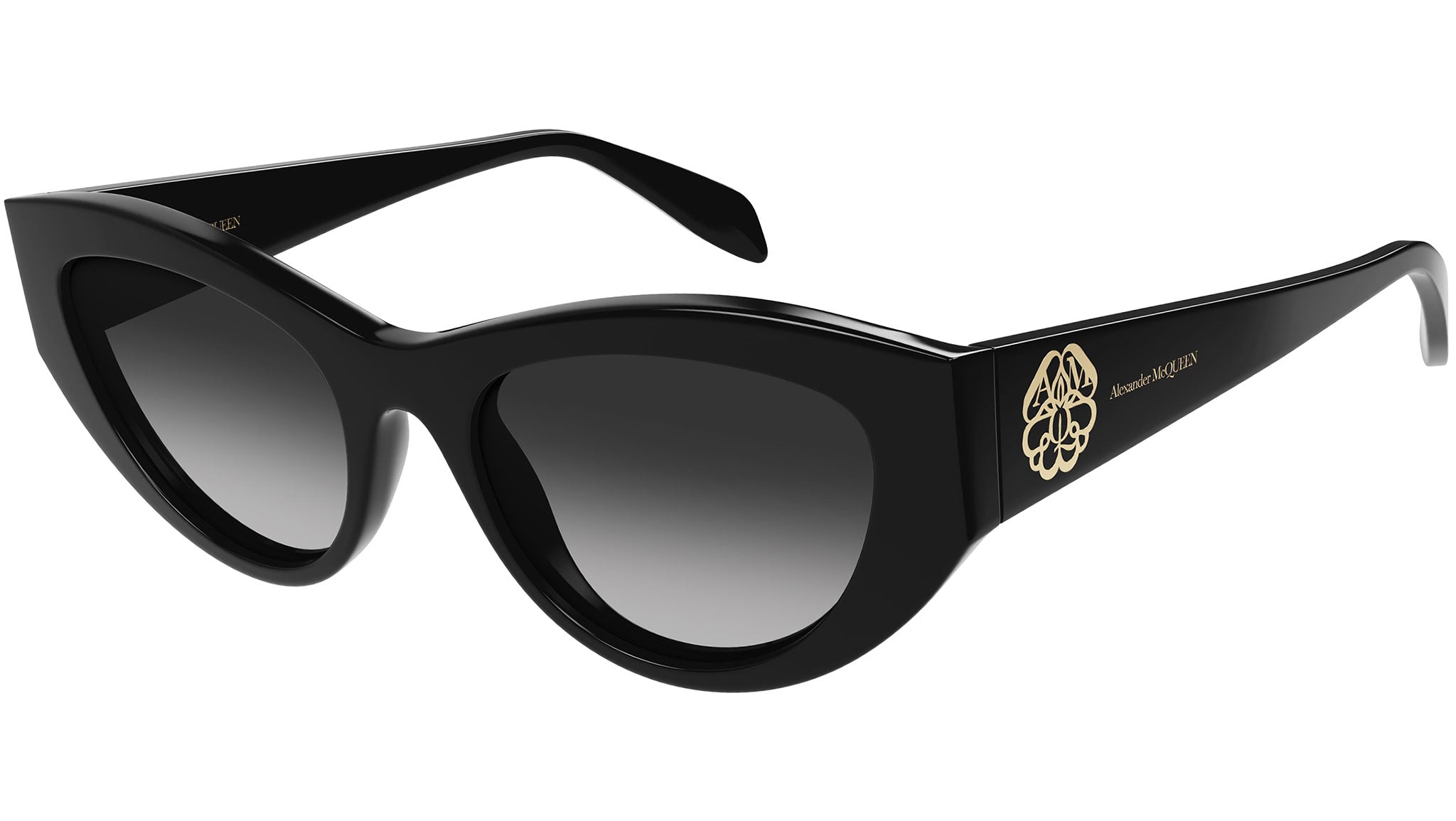 Occhiali da sole ALEXANDER MCQUEEN AM0377S Shiny black