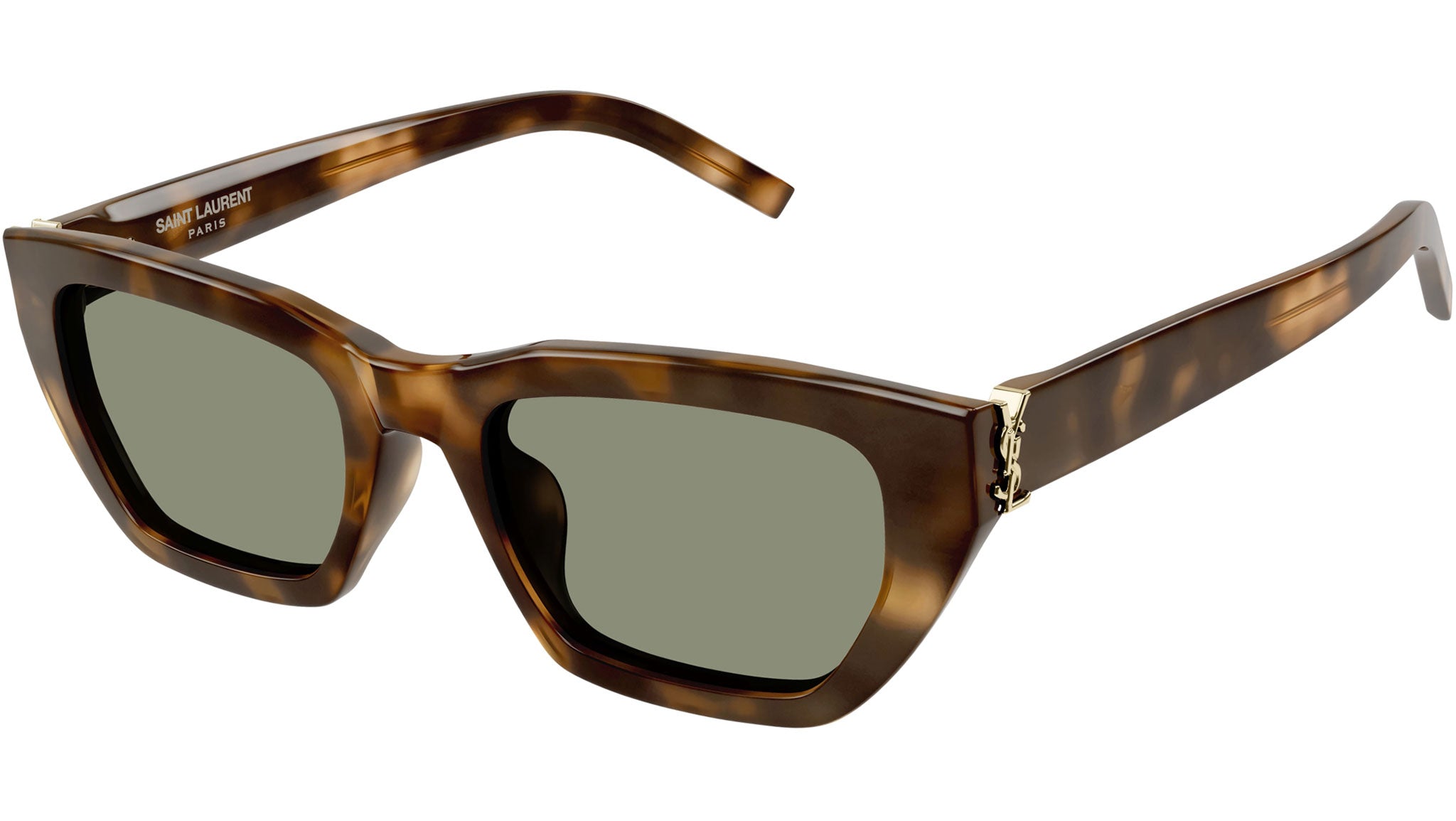 Occhiali da sole SAINT LAURENT SLM127/F Shiny medium havana
