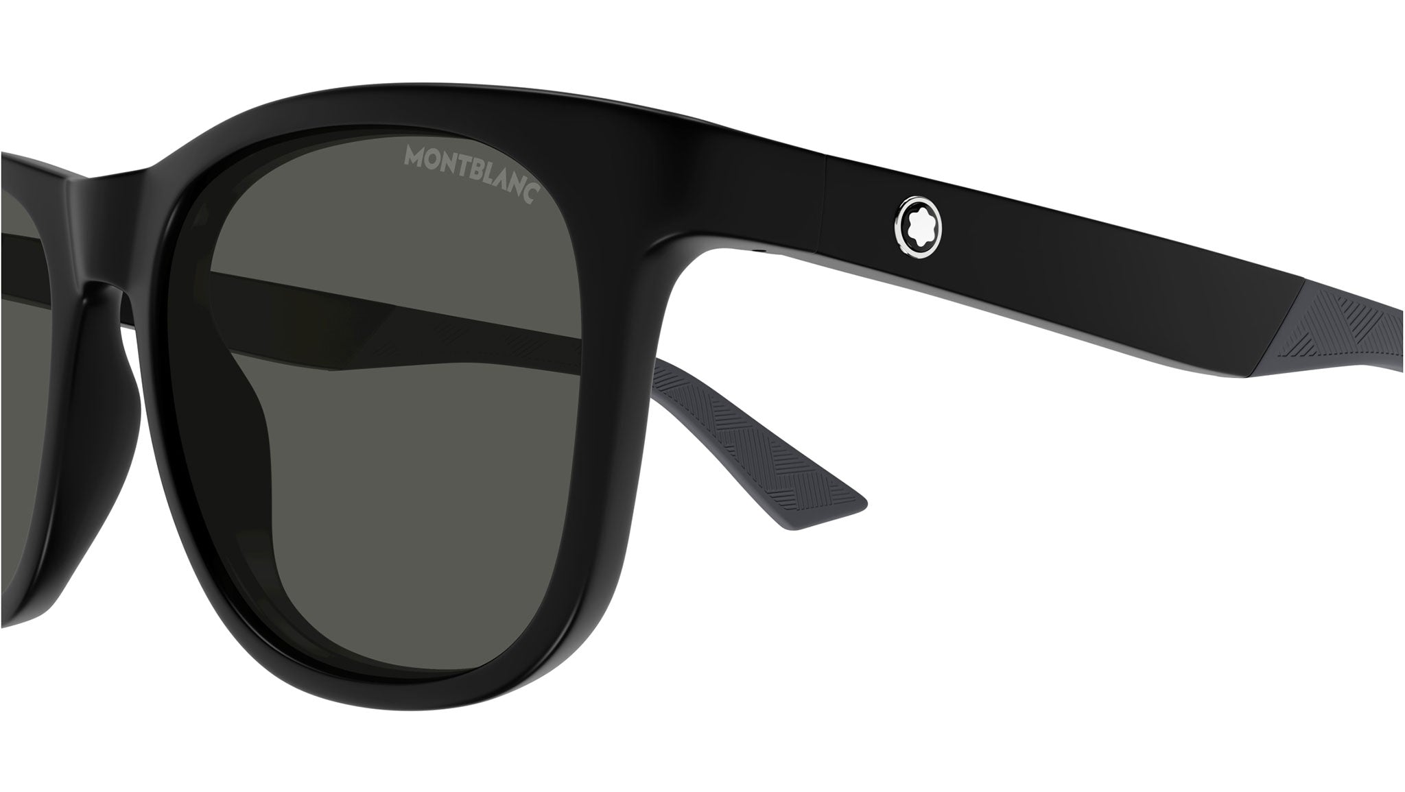 Occhiali da sole MONTBLANC MB0400S Semimatte solid black