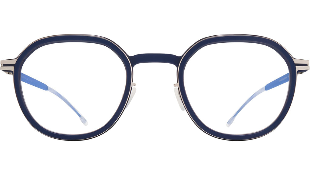 Occhiali da sole MYKITA BIRCH Navy shiny silver yale