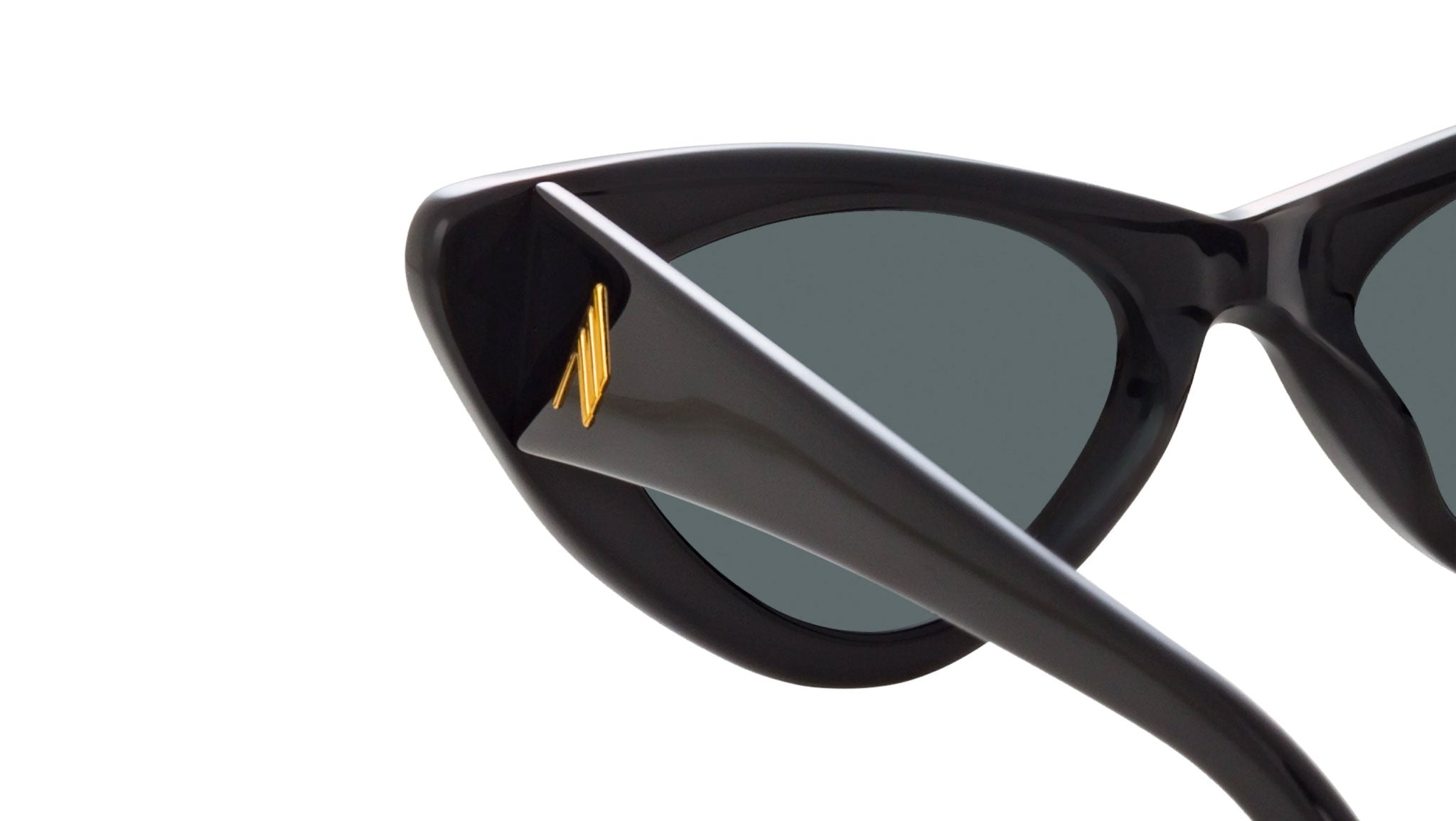 Occhiali THE ATTICO Dora Black yellow gold