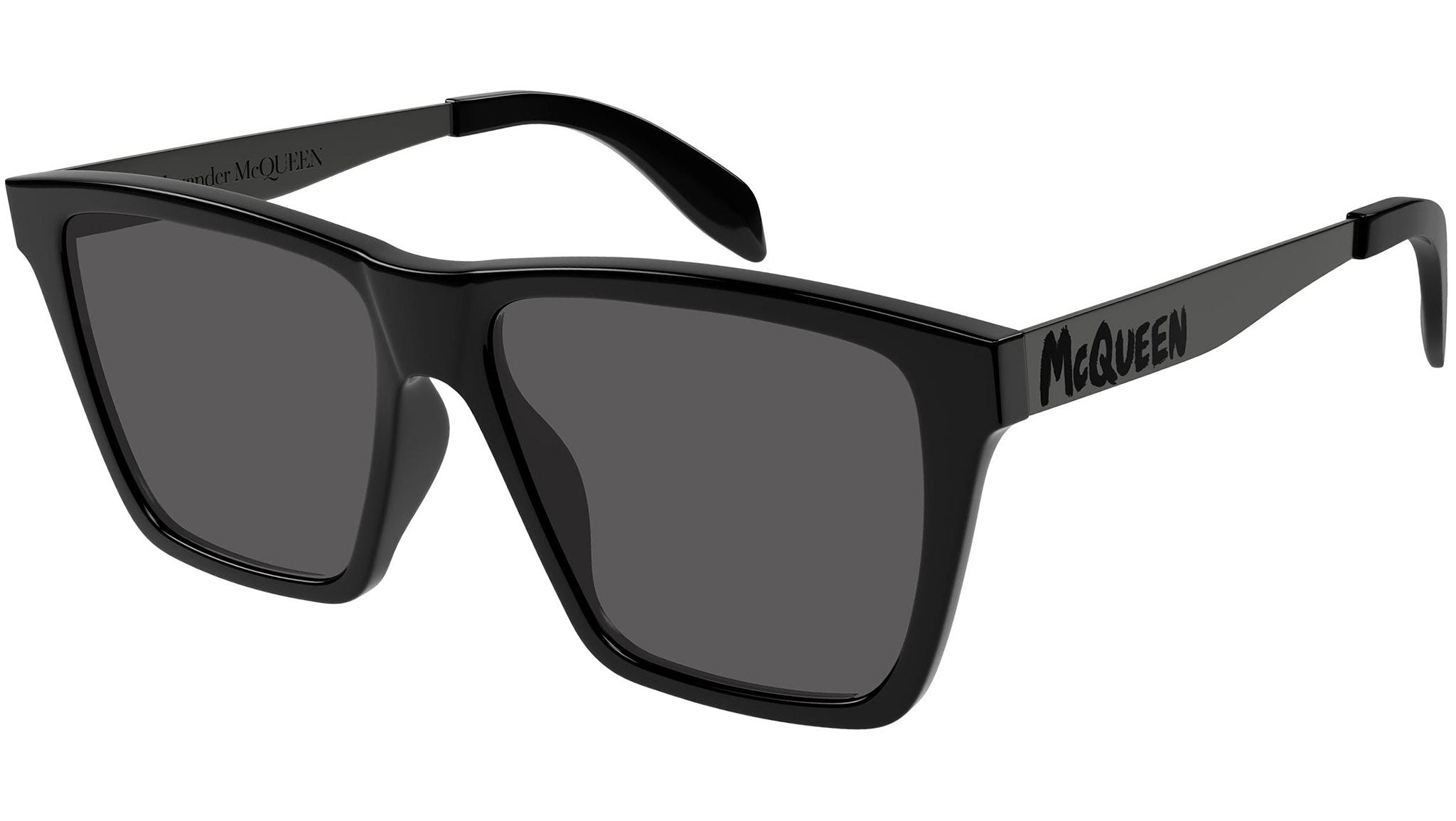 Occhiali da sole ALEXANDER MCQUEEN AM0352S Shiny black