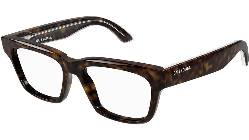 Occhiali da vista BALENCIAGA BB0343O Shiny dark havana