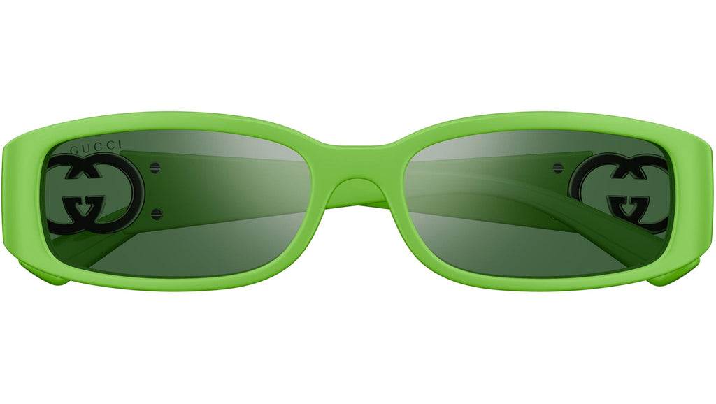 Occhiali da sole GUCCI GG1661S Shiny solid vivid green