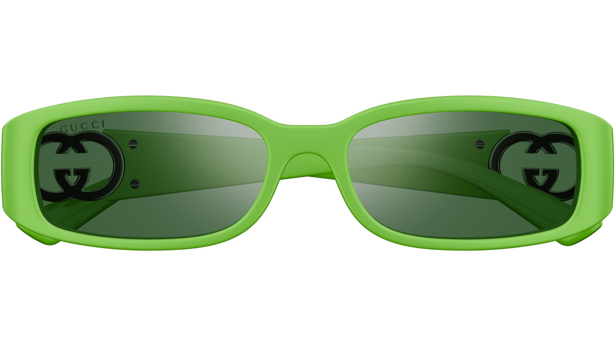 Occhiali da sole GUCCI GG1661S Shiny solid vivid green