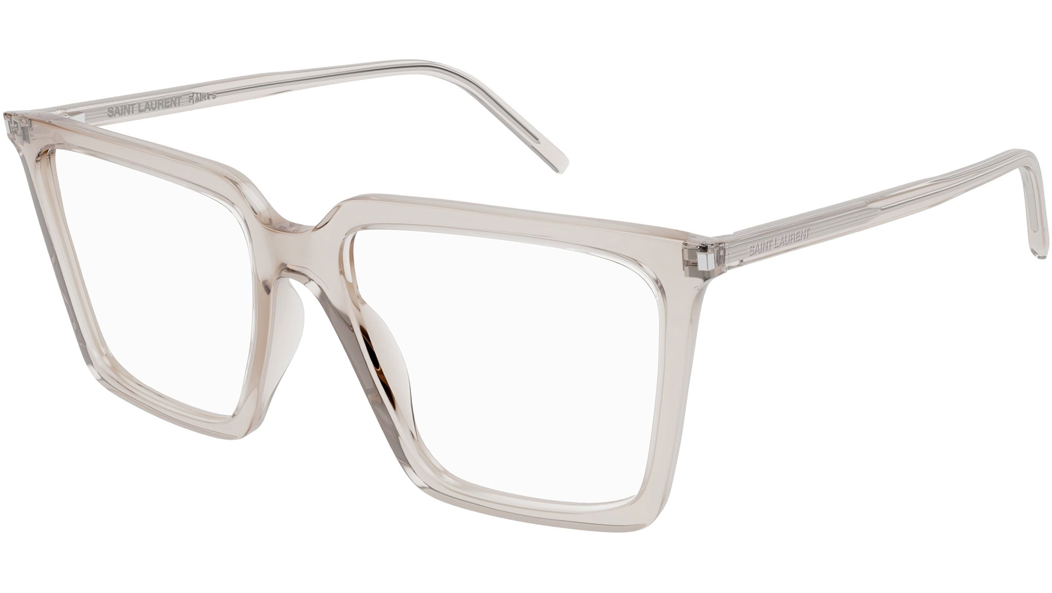 Occhiali da vista SAINT LAURENT SL474 Shiny transparent powder