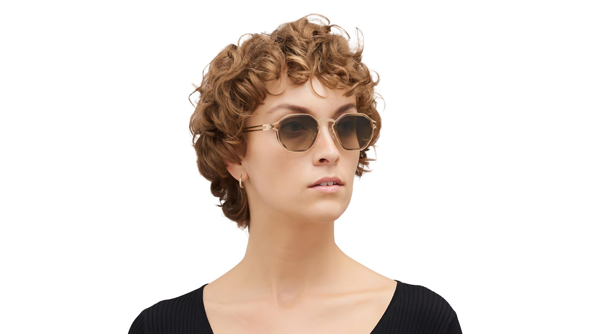 Occhiali da sole MYKITA GIA Champagne gold galapagos