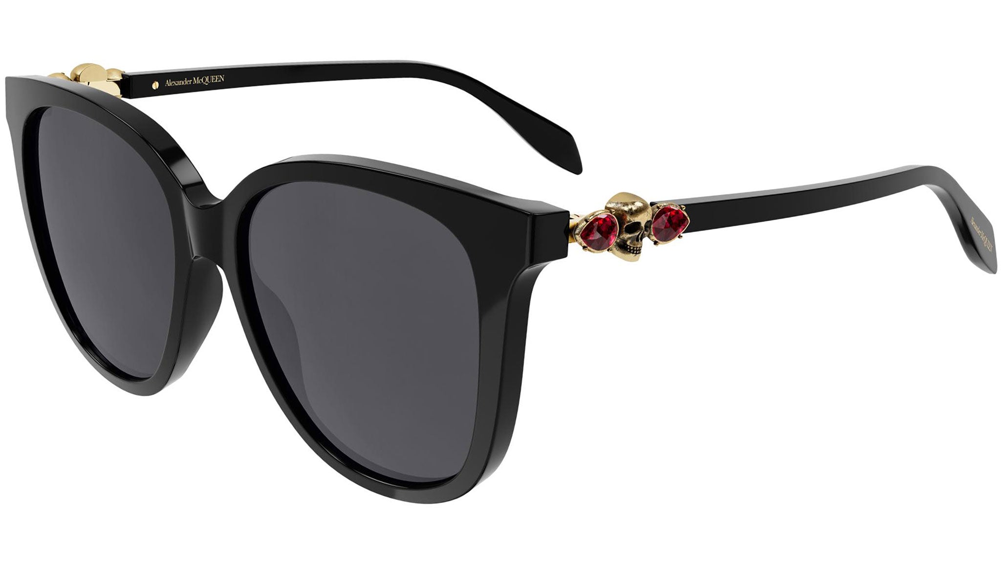Occhiali da sole ALEXANDER MCQUEEN AM0326S Shiny black