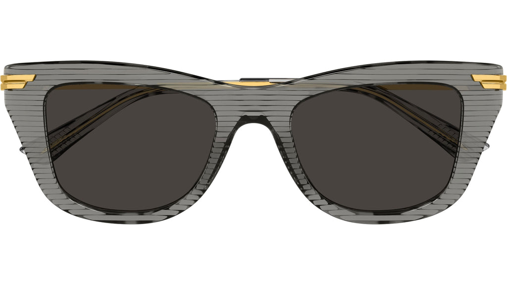 Occhiali da sole BOTTEGA VENETA BV1369S Shiny laminated black havana on crystal