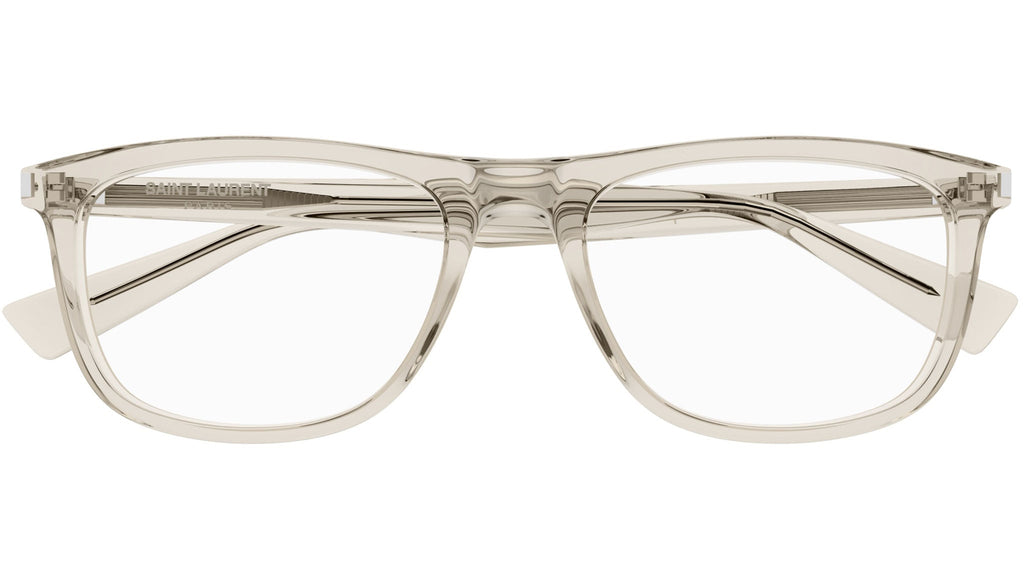 Occhiali da vista SAINT LAURENT Shiny transparent cream