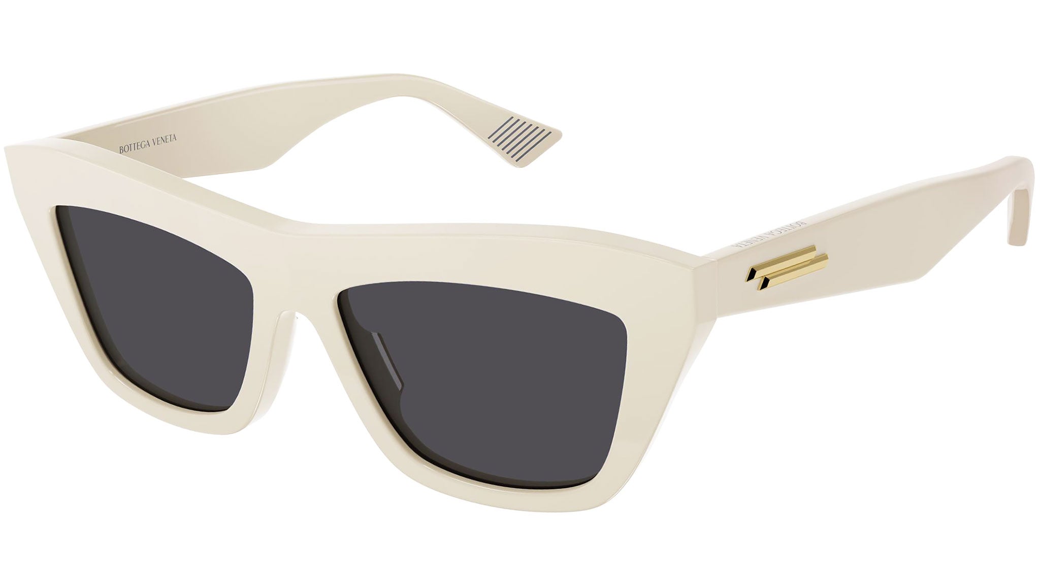Occhiali da sole BOTTEGA VENETA BV1121S Shiny solid ivory