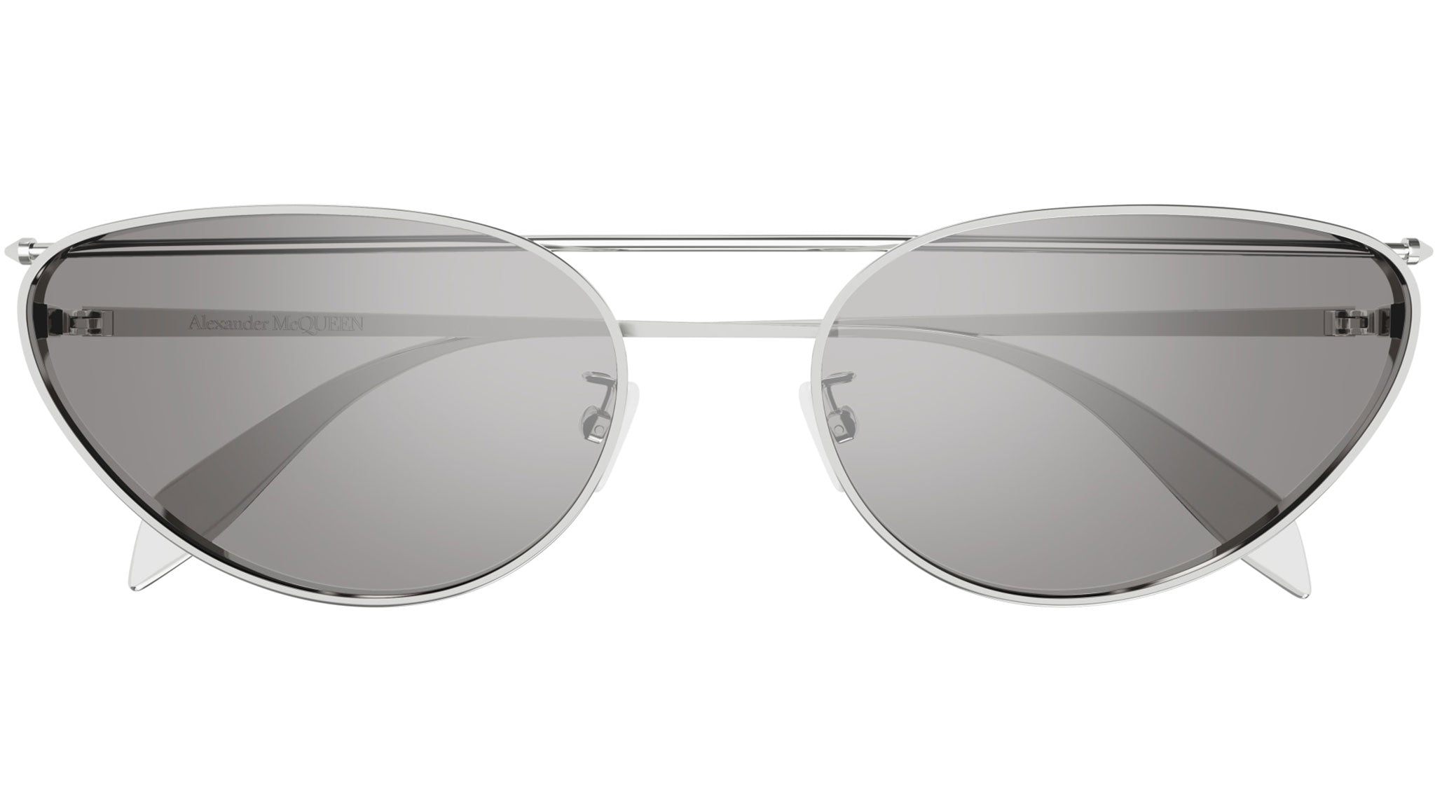 Occhiali da sole ALEXANDER MCQUEEN AM0424S Shiny silver