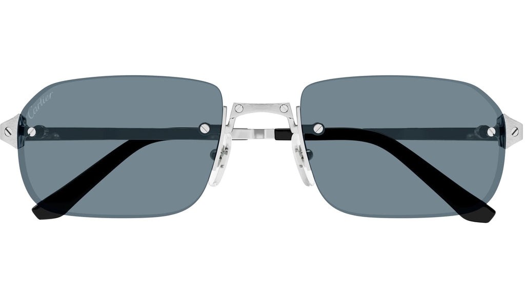 Occhiali da sole CARTIER CT0460S Brushed smooth platinum finish