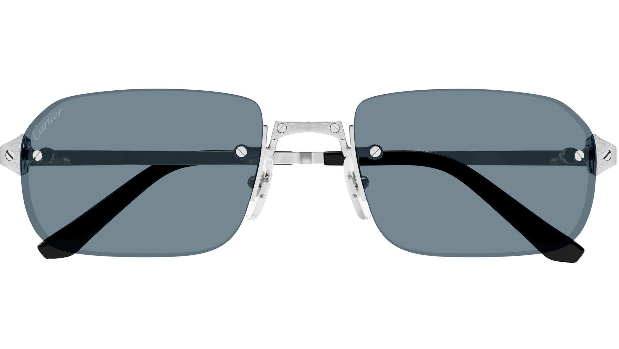 Occhiali da sole CARTIER CT0460S Brushed smooth platinum finish