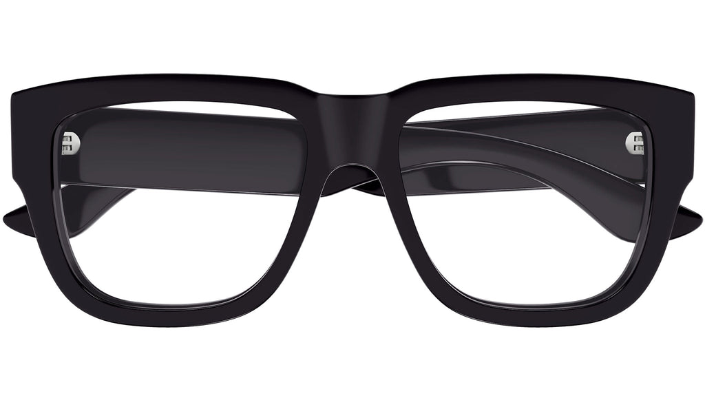 Occhiali da vista ALEXANDER MCQUEEN AM0510O Shiny solid very dark purple