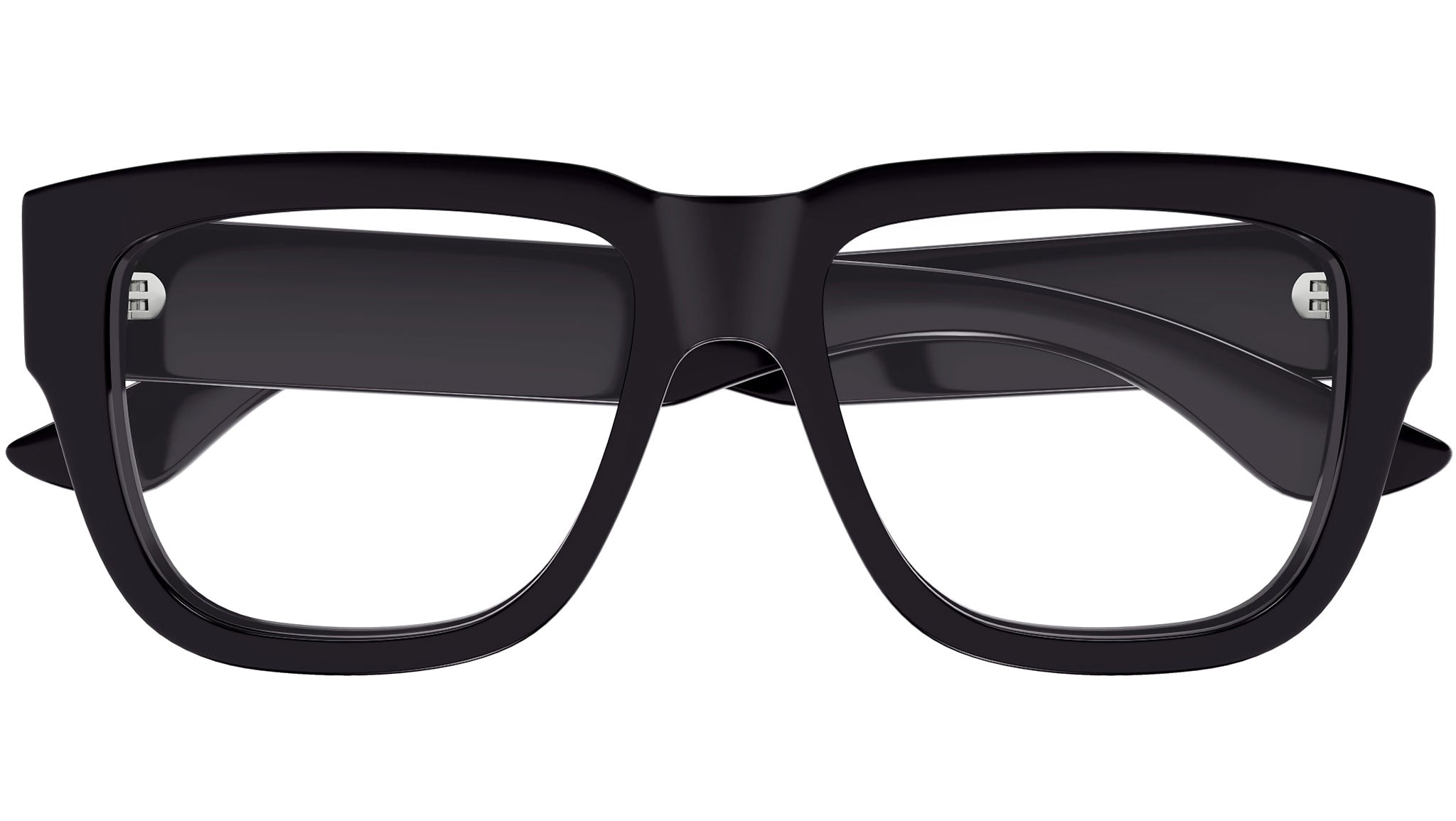 Occhiali da vista ALEXANDER MCQUEEN AM0510O Shiny solid very dark purple