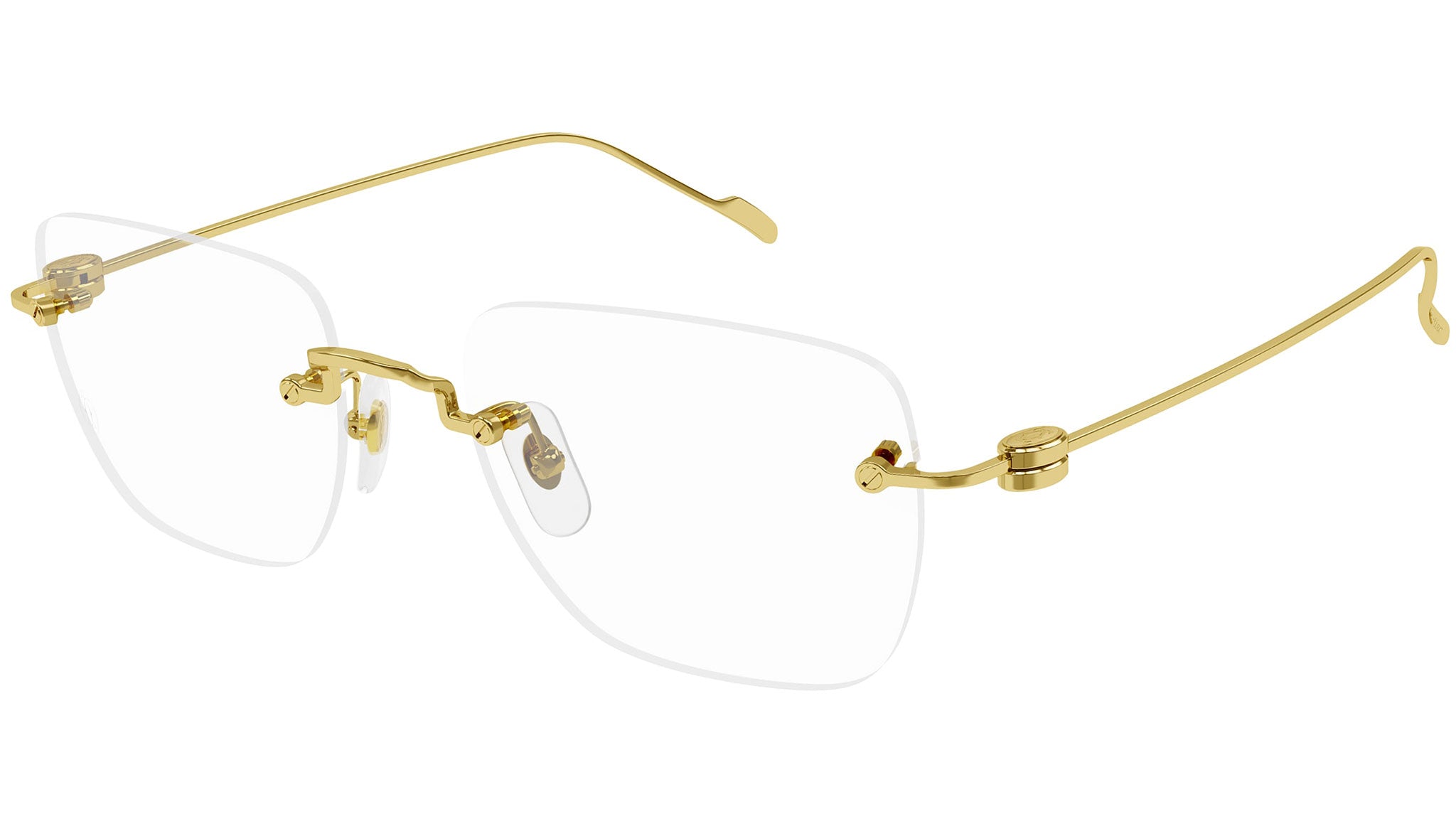 Occhiali da vista CARTIER CT0379O Yellow solid gold