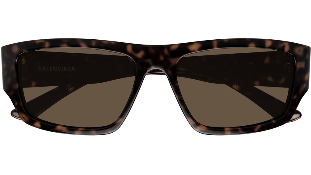 Occhiali da sole BALENCIAGA BB0366S Shiny dark havana