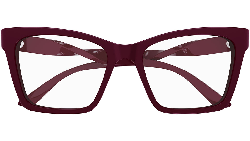 Occhiali da vista BALENCIAGA BB0210O Shiny solid burgundy