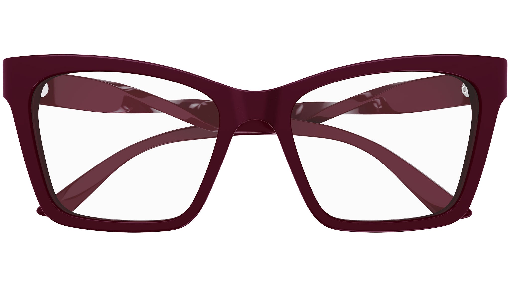 Occhiali da vista BALENCIAGA BB0210O Shiny solid burgundy