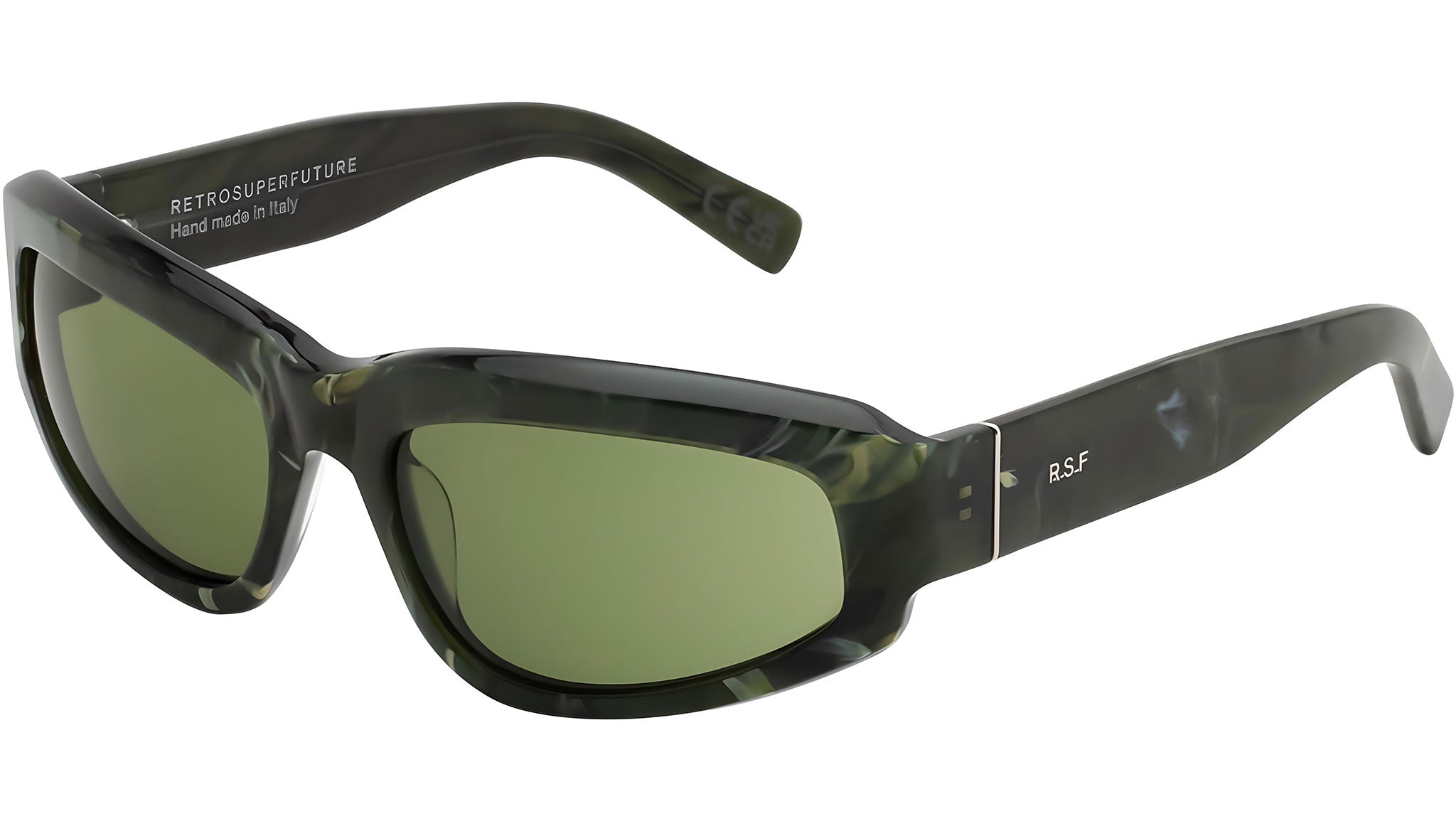 Occhiali RETROSUPERFUTURE Motore Green marbled