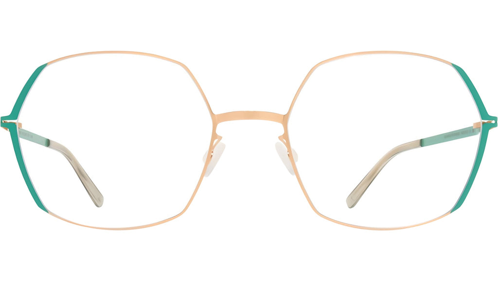 Occhiali da vista MYKITA MAJVI Champagne gold jade green