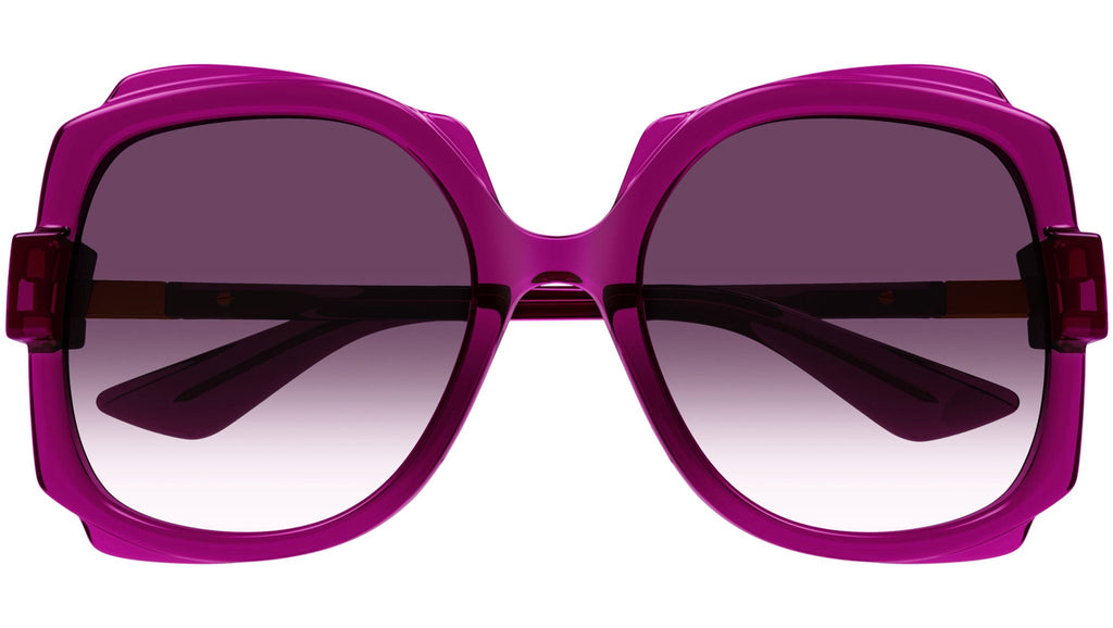 Occhiali da sole GUCCI GG1431S Shiny transparent dark cyclamen