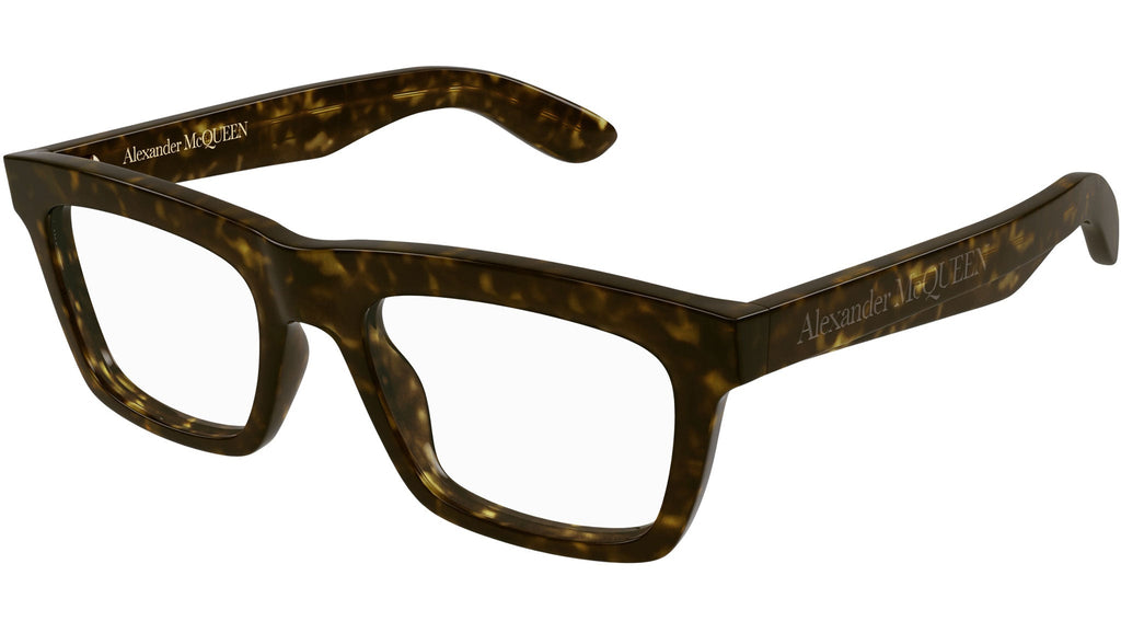 Occhiali da vista ALEXANDER MCQUEEN AM0423O Shiny dark havana