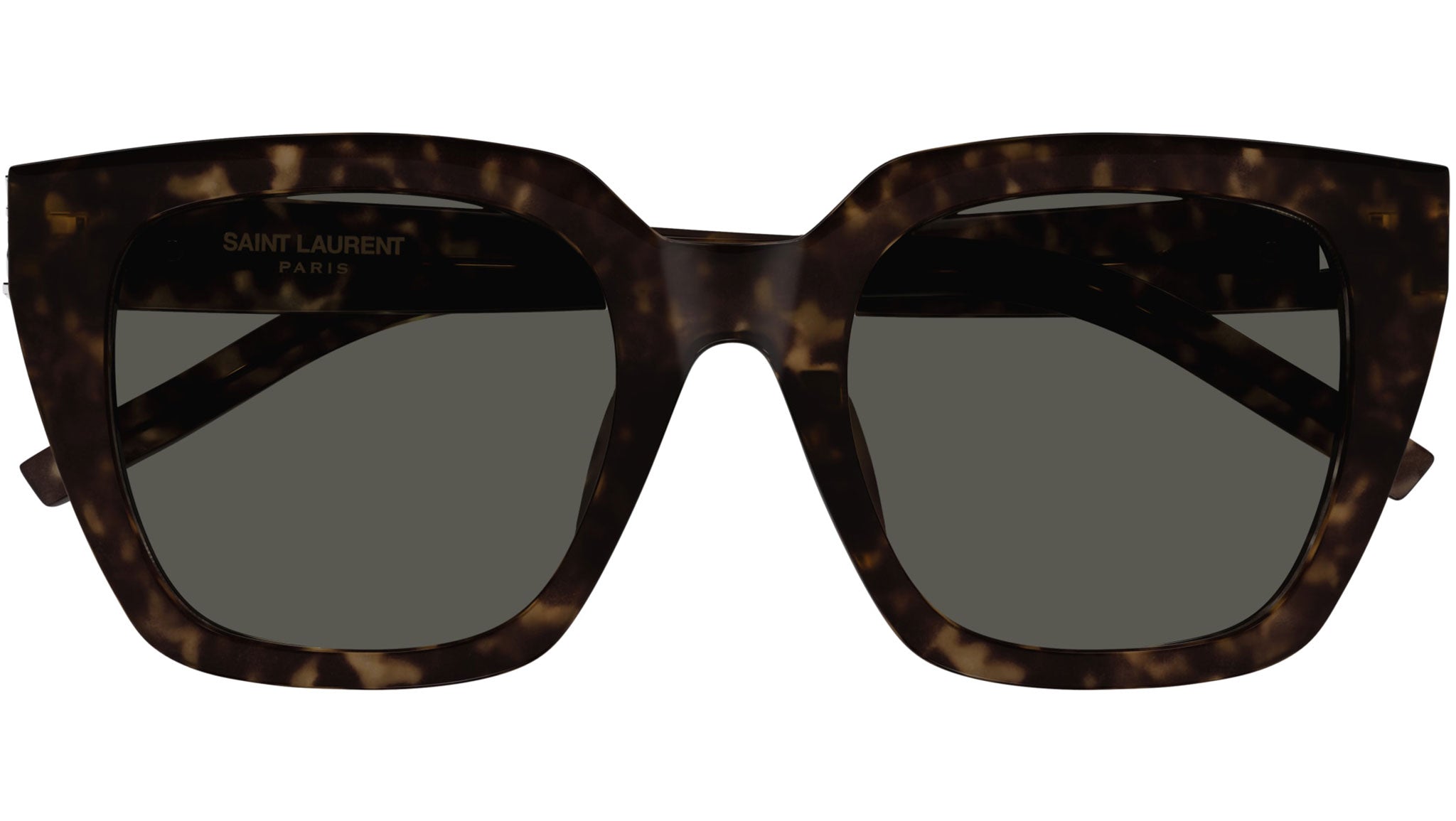 Occhiali da sole SAINT LAURENT SLM143 Shiny dark havana