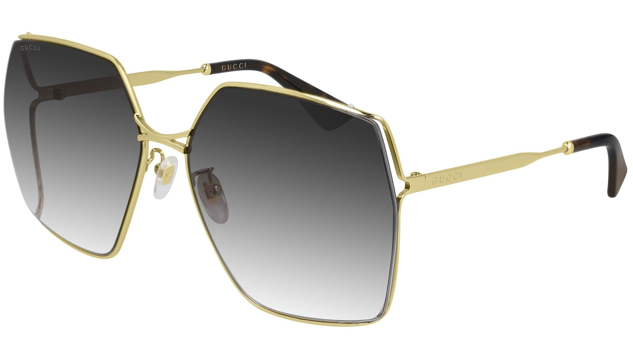 Occhiali da sole GUCCI GG0817S Shiny endura gold