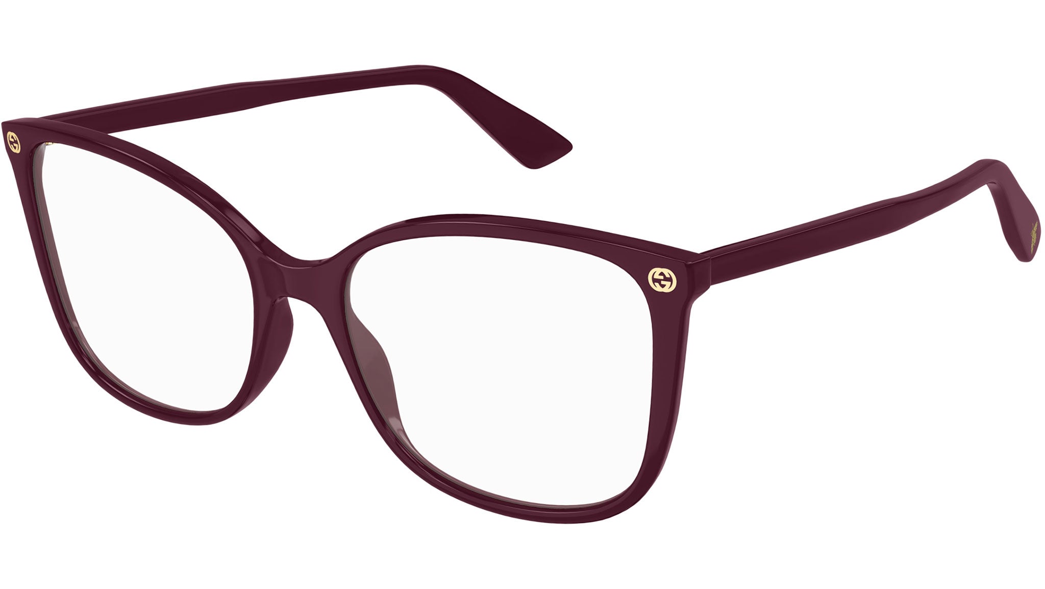 Occhiali da vista GUCCI GG0026O Shiny solid burgundy