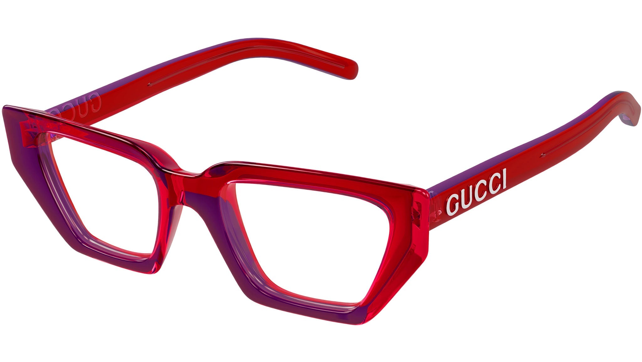Occhiali da vista GUCCI GG1720O Shiny transparent red purple