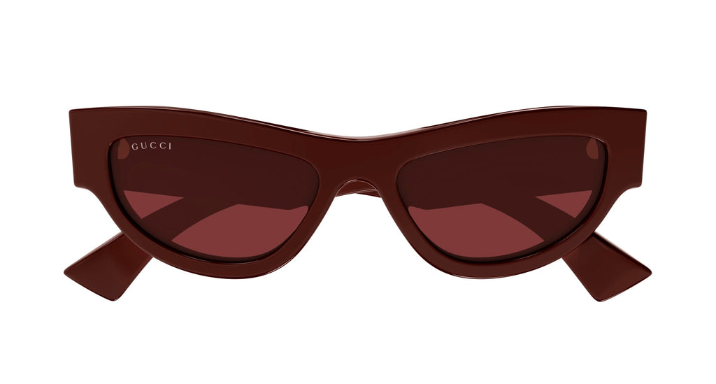 Occhiali da sole GUCCI GG1834S Shiny solid burgundy