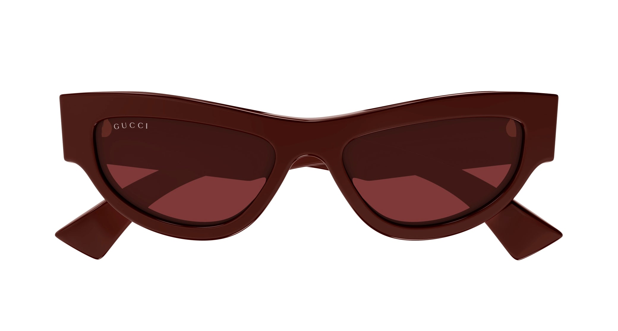 Occhiali da sole GUCCI GG1834S Shiny solid burgundy