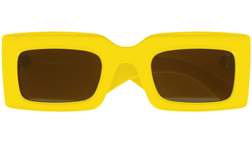 Occhiali da sole ALEXANDER MCQUEEN AM0433S Shiny solid bright yellow